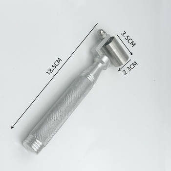 Rozsdamentes acél tapétagörgő csapággyal, 4 cm