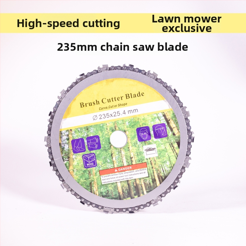 235 mm láncos körfűrészlap faipari felhasználásra, 9 hüvelykes és 7 hüvelykes körfűrészlapok bozótvágóhoz