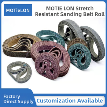 Nylon csiszoló szalag 30x533 mm fémiparihoz, 3M/olasz BBLARC, rozsdamentes acél polírozása nem szőtt alapú