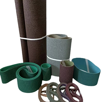 Nylon csiszoló szalag 30x533 mm fémiparihoz, 3M/olasz BBLARC, rozsdamentes acél polírozása nem szőtt alapú