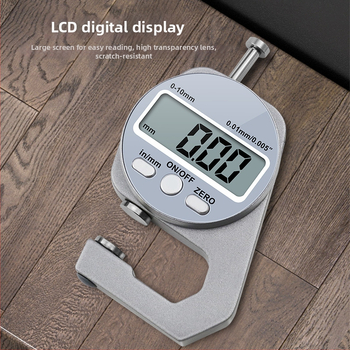 Record Work Digitális vastagságmérő 0–10 mm, zsebméteres vastagságmérő, digitális mérőeszköz a vastagság mérésére