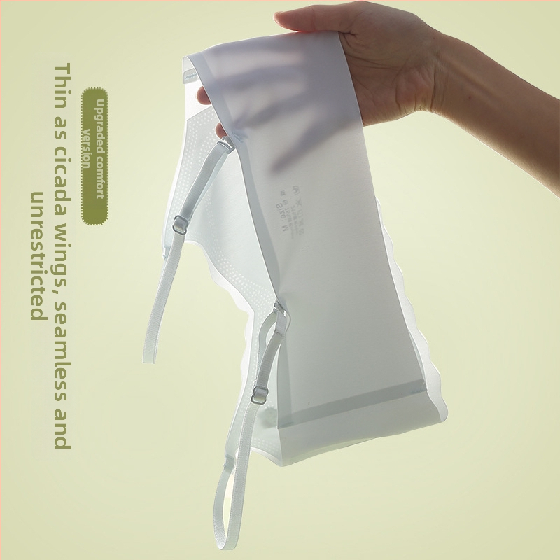 Dievčenská tréningová podprsenka Ice Silk bez kostic, plný košíček, pohodlné zakrytie chrbta, vek 7 – 12 rokov