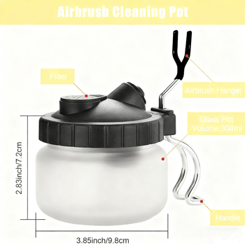 Airbrush tisztító készlet: tisztító kefe, tisztító eszköz, tűs tisztító kefe, hulladéklégyűjtő palack, permetező eszköz kiegészítő készlet