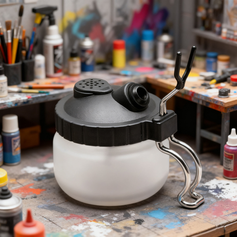 Airbrush tisztító készlet: tisztító kefe, tisztító eszköz, tűs tisztító kefe, hulladéklégyűjtő palack, permetező eszköz kiegészítő készlet