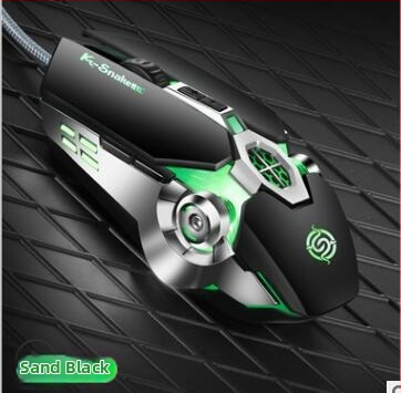 Q7 világító vezetékes optikai gamer egér USB, 1200 DPI, 7 gomb, állítható felbontás, érintő görgő