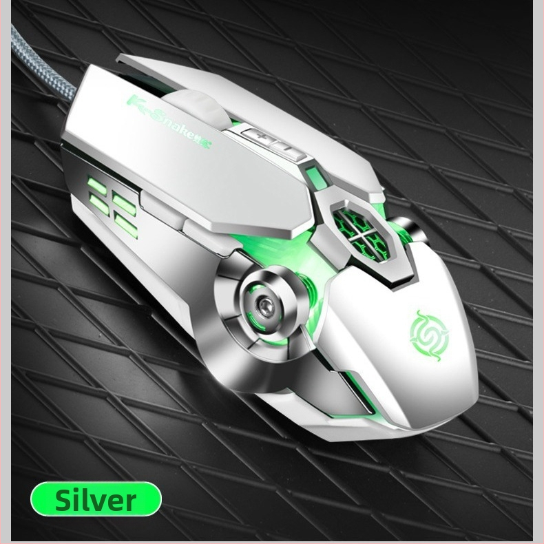 Herná myš Q7 s káblom, LED optická, USB, 1200 DPI, 7 tlačidiel, nastaviteľné rozlíšenie, dotykové rolovacie koliesko