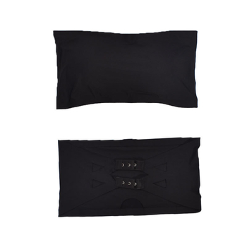 Váll nélküli Ice-Silk wrap-top, légáteresztő, átlátszatlan, csat-zár, sportos hát nélküli dizájn, varrat nélküli
