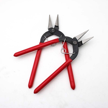 6 hüvelykes DIY ékszerész csipesz készlet: lapos orrú csipeszek, körös orrú csipeszek, gyűrűcsipeszek és hegyes orrú csipeszek