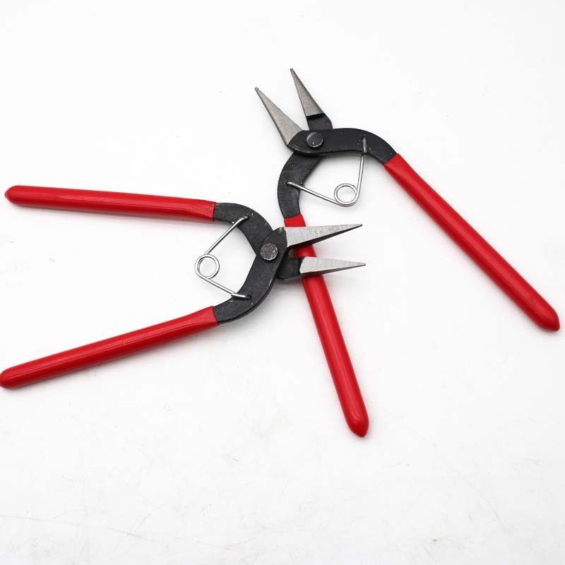 6 hüvelykes DIY ékszerész csipesz készlet: lapos orrú csipeszek, körös orrú csipeszek, gyűrűcsipeszek és hegyes orrú csipeszek
