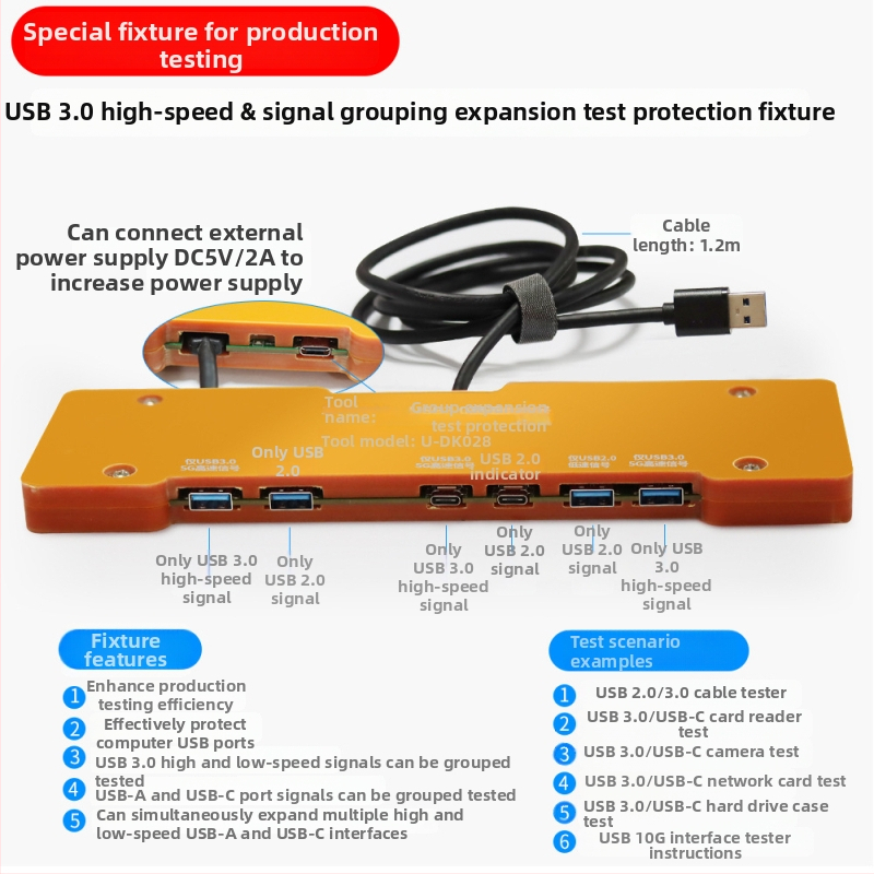 USB interfész teszter és 3.2 hub – Type-C és USB 3.0 portok funkciója, áram és feszültség