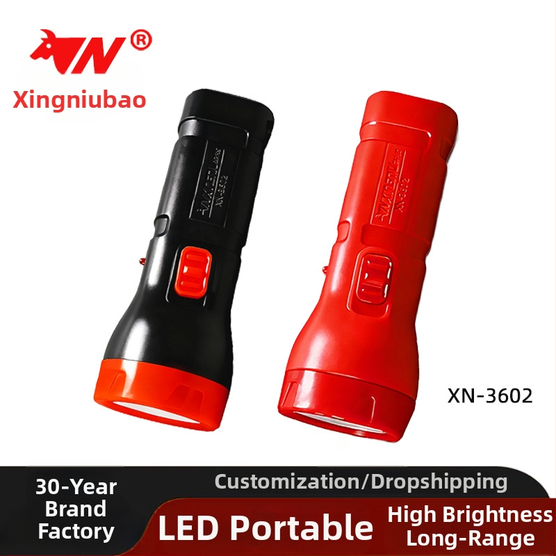 Xingniu Bao LED zseblámpa – nagy fényerejű, hosszú hatótávú, mini otthoni használatra, közvetlen dugaszolású töltés, hordozható vészvilágítás kültérre