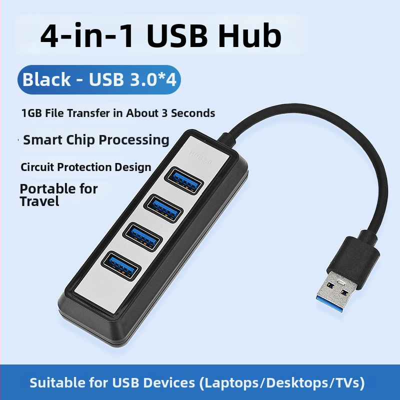 USB 3.0 hub, 4-portos USB bővítő PC-hez és laptophoz