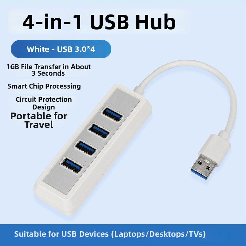 USB 3.0 hub, 4-portos USB bővítő PC-hez és laptophoz