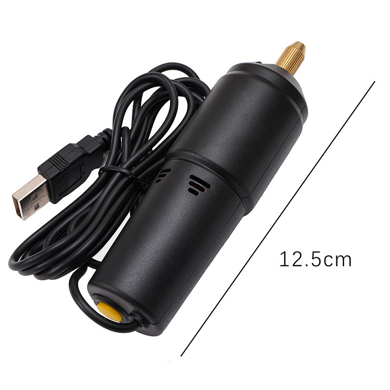 USB többfunkciós mini elektromos kézi fúró DIY gravírozáshoz és fúráshoz alumíniumötvözeten