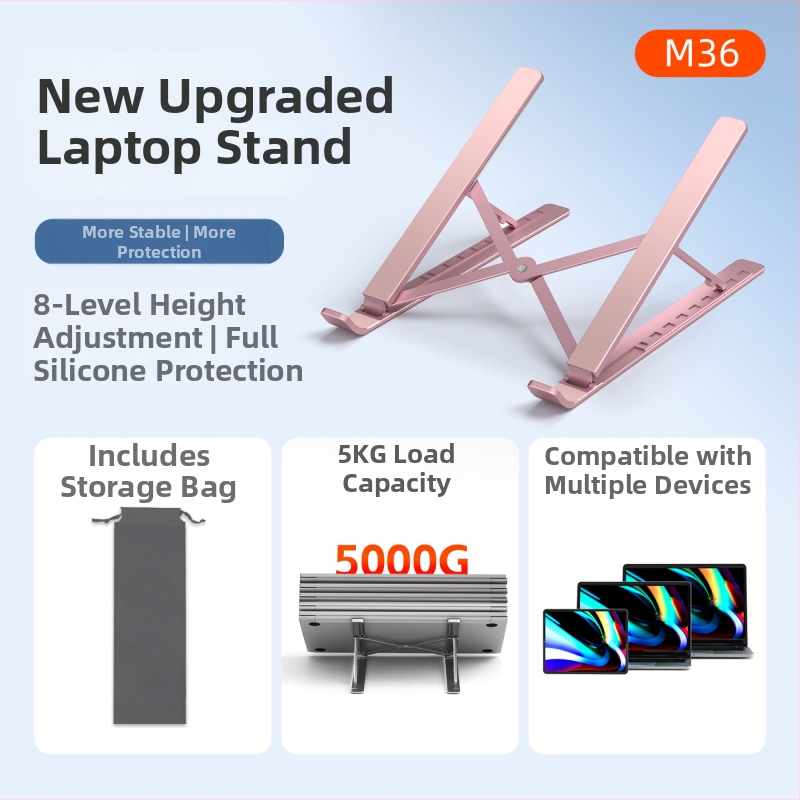 M3 sorozat alumínium ötvözetes laptop állvány hűtőfunkcióval