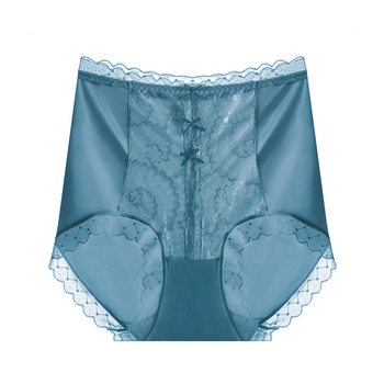 Női magas derekú haskontroll fehérnemű Ice Silk anyagból, Peach-formájú fenékkel, lélegző, gyorsan száradó, pamut bélés