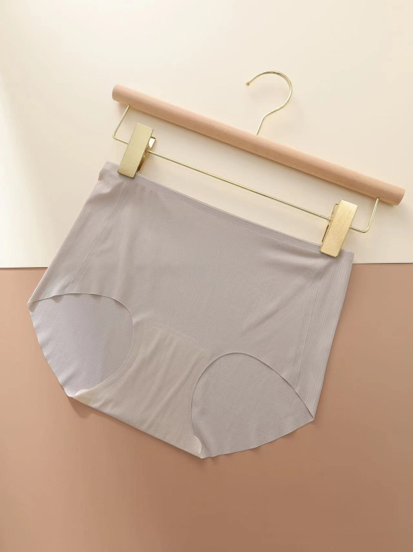 Pure Zidai lenjerie intimă damă talie înaltă, antibacteriană, din nylon Ice Silk, uscare rapidă, respirabilă