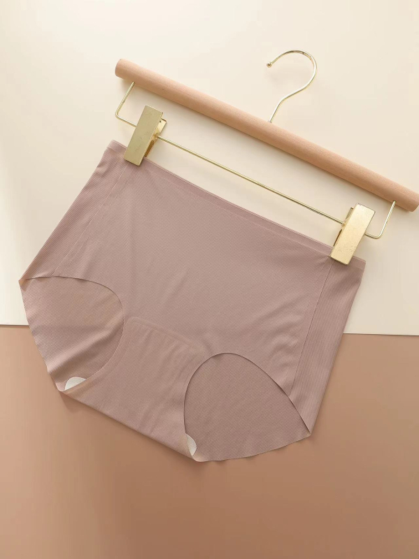 Pure Zidai lenjerie intimă damă talie înaltă, antibacteriană, din nylon Ice Silk, uscare rapidă, respirabilă