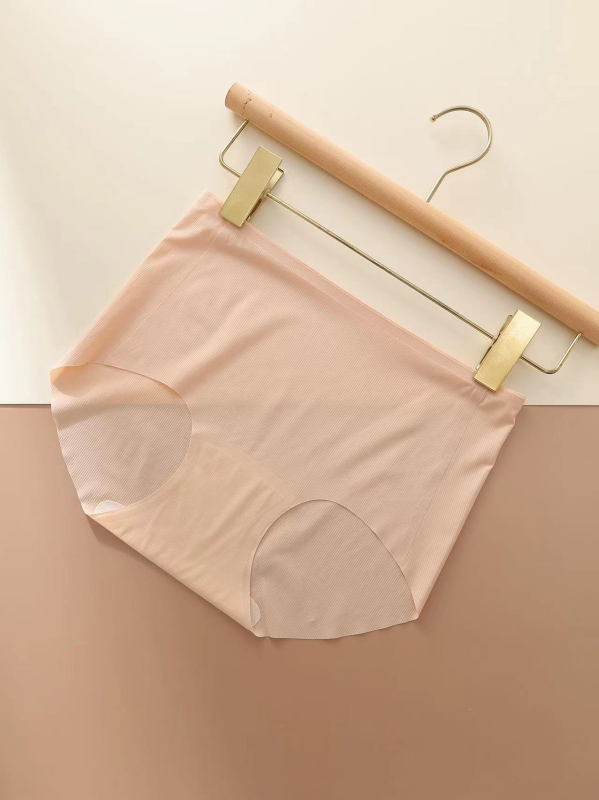Pure Zidai lenjerie intimă damă talie înaltă, antibacteriană, din nylon Ice Silk, uscare rapidă, respirabilă