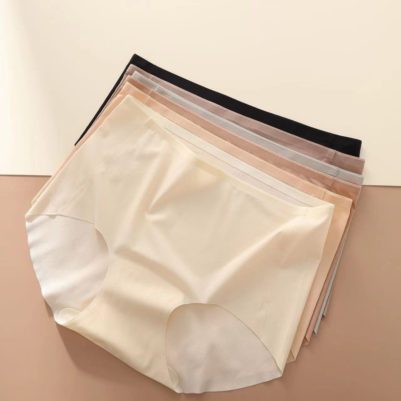Pure Zidai lenjerie intimă damă talie înaltă, antibacteriană, din nylon Ice Silk, uscare rapidă, respirabilă
