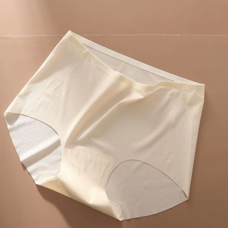 Pure Zidai lenjerie intimă damă talie înaltă, antibacteriană, din nylon Ice Silk, uscare rapidă, respirabilă