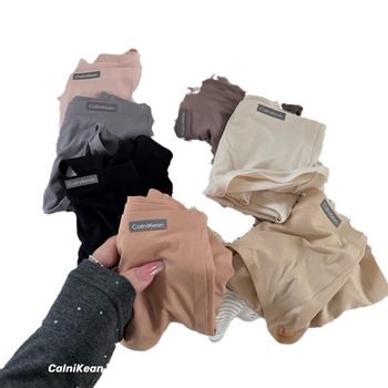 CalniKean K06 Lenjererie intimă fără cusături pentru femei, talie medie, nylon, 7A antibacterian, respirabil, ridicare fesieră