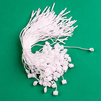 Șnur pentru etichete cu cataramă din plastic pentru haine și accesorii