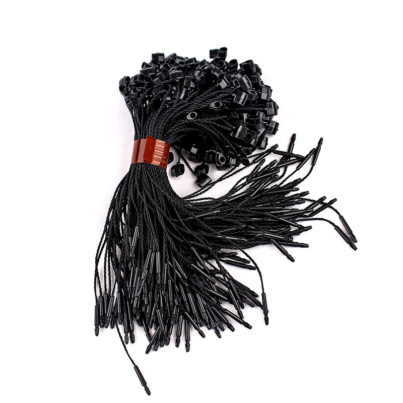 Șnur pentru etichete cu cataramă din plastic pentru haine și accesorii