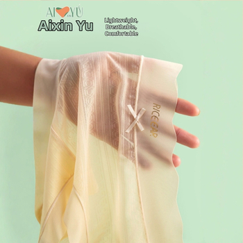 Chiloți din nylon pentru femei, cu căptușeală din mătase Mulberry 7A, respirabili, croială triunghi pentru vară
