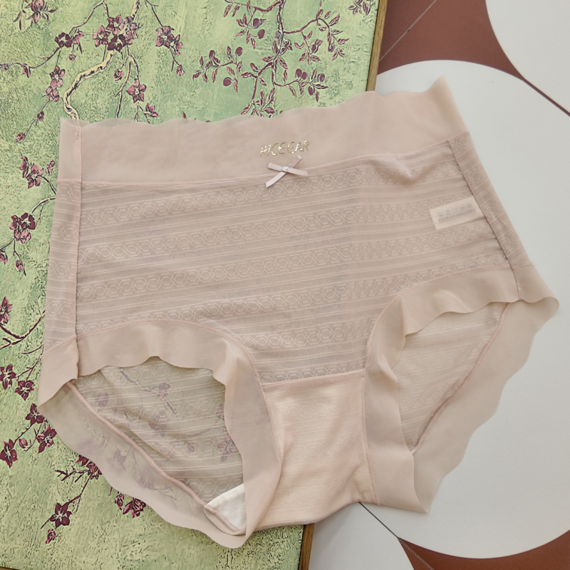 Chiloți din nylon pentru femei, cu căptușeală din mătase Mulberry 7A, respirabili, croială triunghi pentru vară