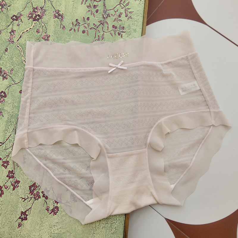 Chiloți din nylon pentru femei, cu căptușeală din mătase Mulberry 7A, respirabili, croială triunghi pentru vară
