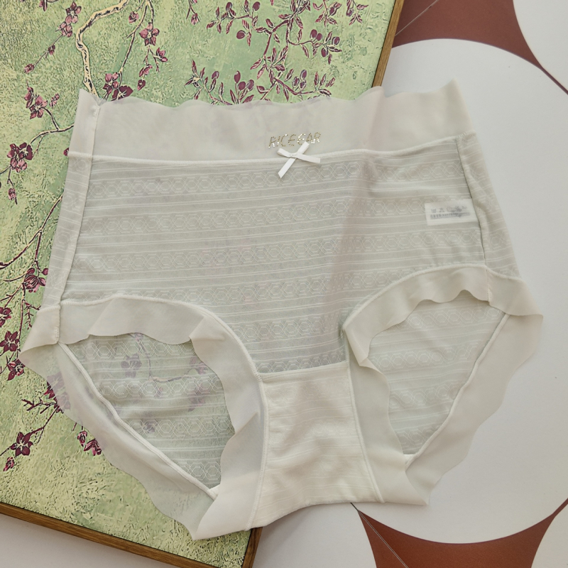Chiloți din nylon pentru femei, cu căptușeală din mătase Mulberry 7A, respirabili, croială triunghi pentru vară