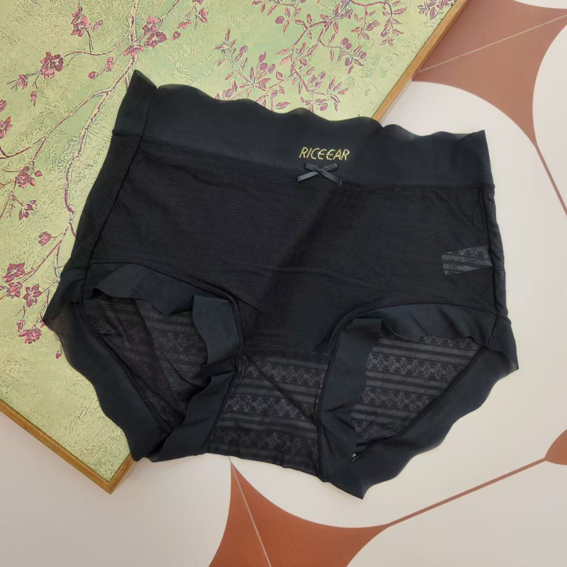 Chiloți din nylon pentru femei, cu căptușeală din mătase Mulberry 7A, respirabili, croială triunghi pentru vară