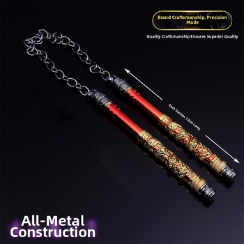Nunchaku Shenlong metal mare, cuțit de flacură și Cold Front 26 – model decorativ din metal