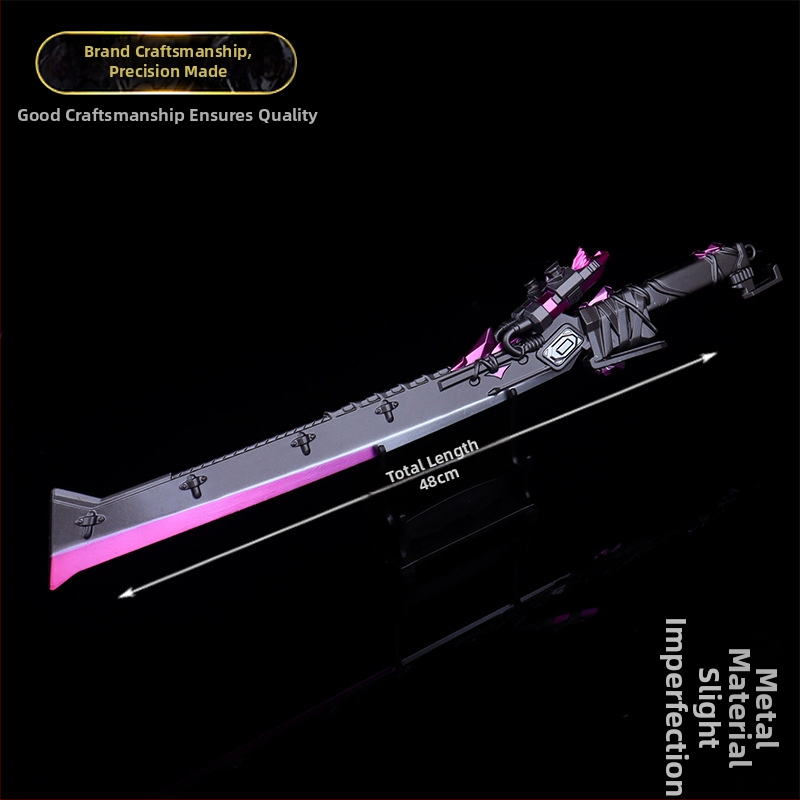 Nunchaku Shenlong metal mare, cuțit de flacură și Cold Front 26 – model decorativ din metal