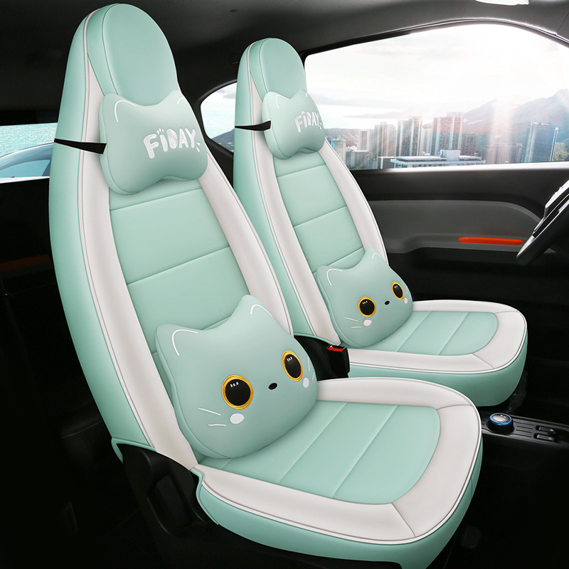 Set huse de scaun și pernă pentru Wuling Hongguang Mini EV