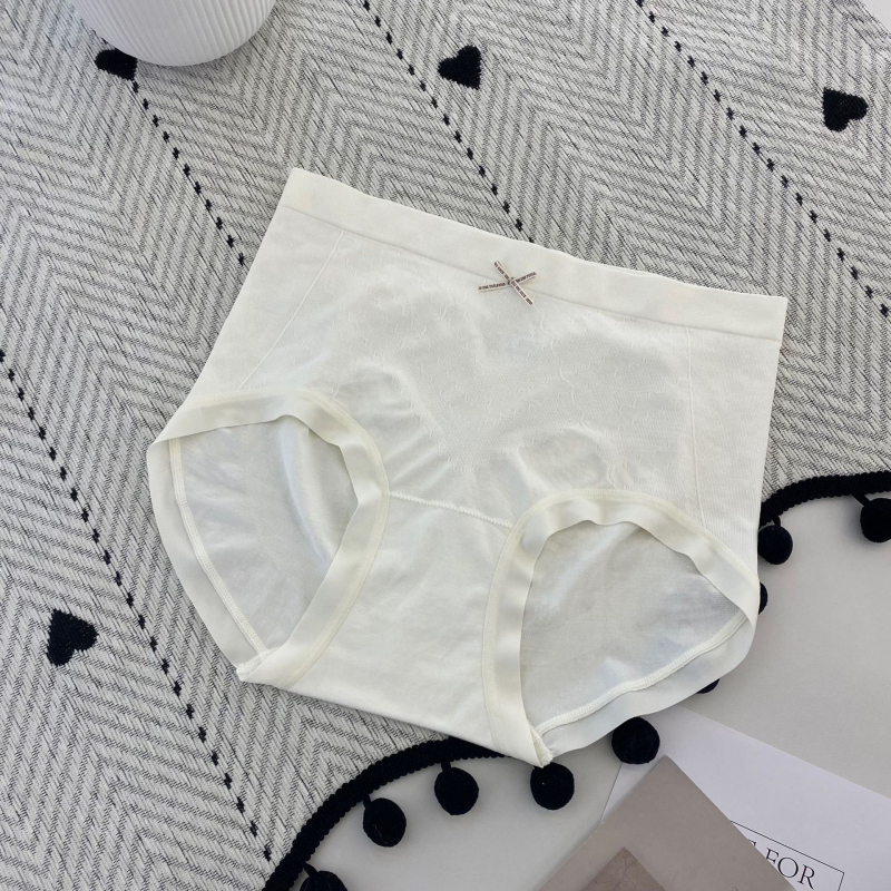 Lenjerie intimă pentru femei, talie medie, fără cusături pe lateral, culori proaspete, plăcută la atingere, respirabilă, antibacteriană, slip triunghiular