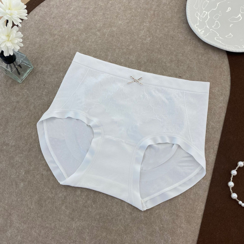 Lenjerie intimă pentru femei, talie medie, fără cusături pe lateral, culori proaspete, plăcută la atingere, respirabilă, antibacteriană, slip triunghiular