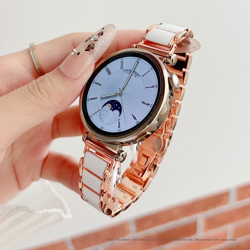 Brățară metalică cu aspect ceramic pentru Huawei GT4/GT5/GT6 și Huawei Fit