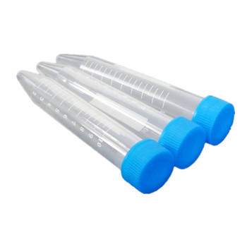Tuburi de centrifugă cu capace filetate, gradate, 10 mL / 15 mL, cu fund conic, capace portocalii și albastre