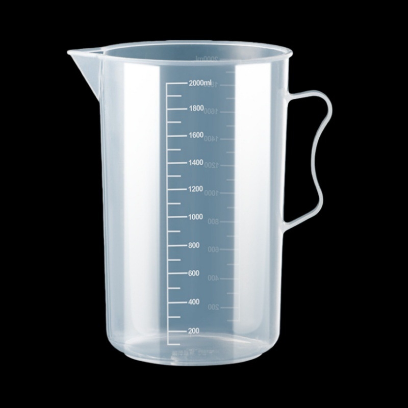 Ceașă de măsurat din plastic alimentar, cu scară, capacitate mare, pentru magazine de ceai cu lapte