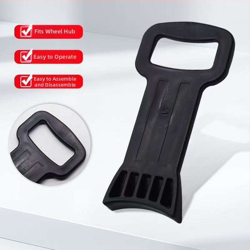 Unealtă de montaj/demontaj anvelope auto cu placă din plastic pentru presare a cauciucului și tijă de montaj a anvelopei