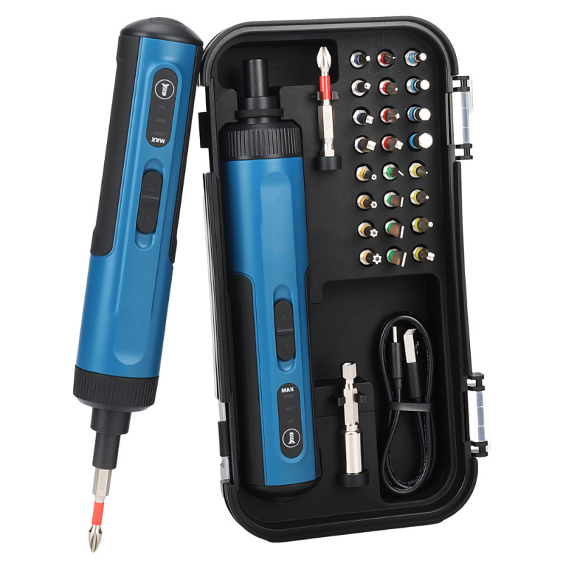 Diy șurubelniță electrică reîncărcabilă — set compact multifuncțional pentru uz casnic, cu oțel de unelte S2