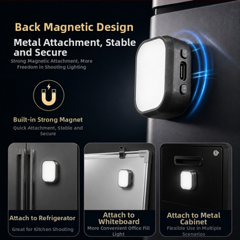 Lumină de umplere magnetică cu eliberare rapidă pentru DJI Pocket 3/4, accesoriu pentru înfrumusețare