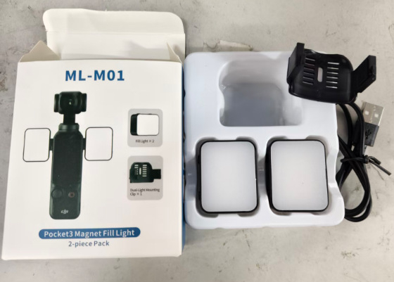 Lumină de umplere magnetică cu eliberare rapidă pentru DJI Pocket 3/4, accesoriu pentru înfrumusețare