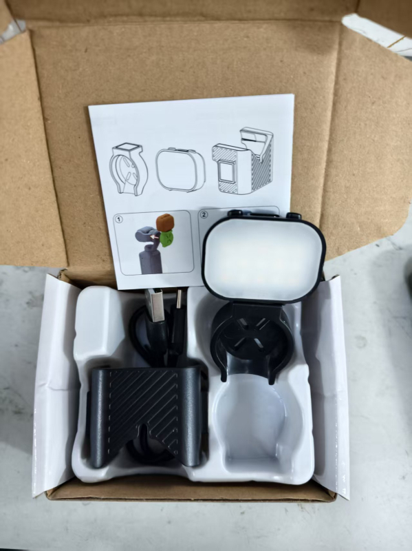 Lumină de umplere magnetică cu eliberare rapidă pentru DJI Pocket 3/4, accesoriu pentru înfrumusețare