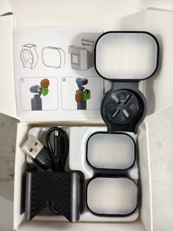 Lumină de umplere magnetică cu eliberare rapidă pentru DJI Pocket 3/4, accesoriu pentru înfrumusețare