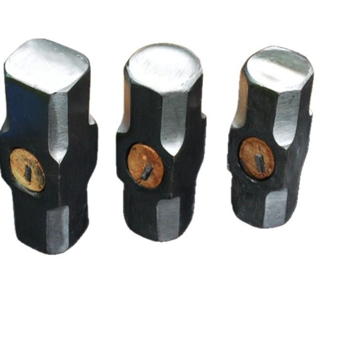 Ciocan octagonal din fier cu mâner din lemn, ciocan de construcții greu cu cap dublu