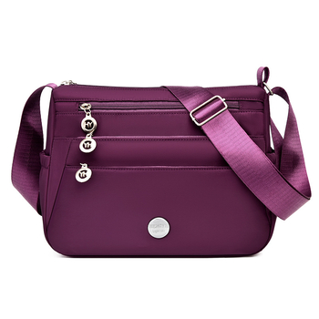Geantă crossbody pentru femei din Oxford, mărime medie, mare capacitate