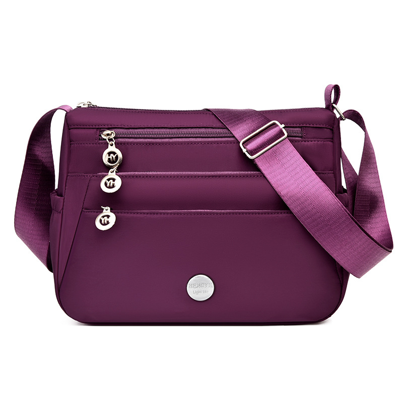 Geantă crossbody pentru femei din Oxford, mărime medie, mare capacitate